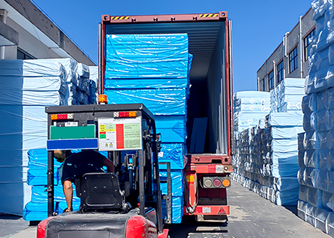 Handa nang i-export ang XPS foam board ng Taichun sa Southeast Asia, Australia, at Europe